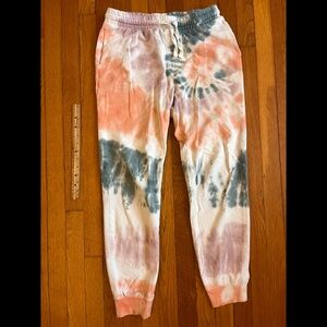 Original Use Men's Tie Dye Joggers, Small